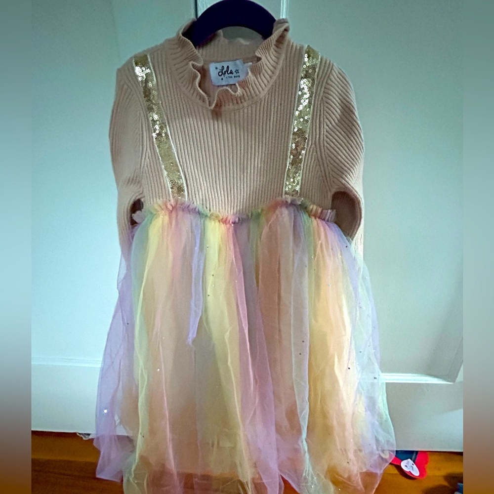 Lola tule rainbow dress